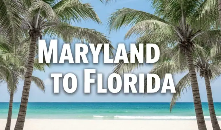 Florida from maryland Distance