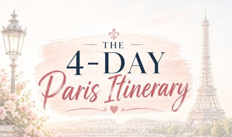 Paris Itinerary