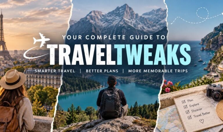 Traveler exploring destinations featured in the Travel Tweaks planning guide.